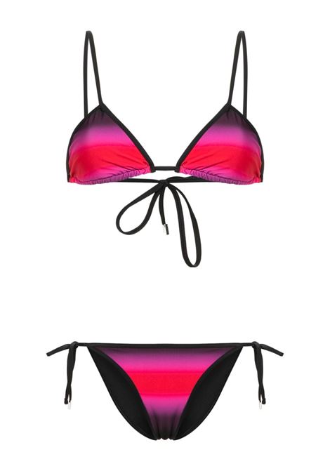 Multicolour gradient-effect bikini - women